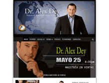 Tablet Screenshot of alexdey.com.mx